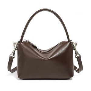 7755 Leather Shoulder Bag, Crossbody Bags , Top Handle Handbag, Small Hobo